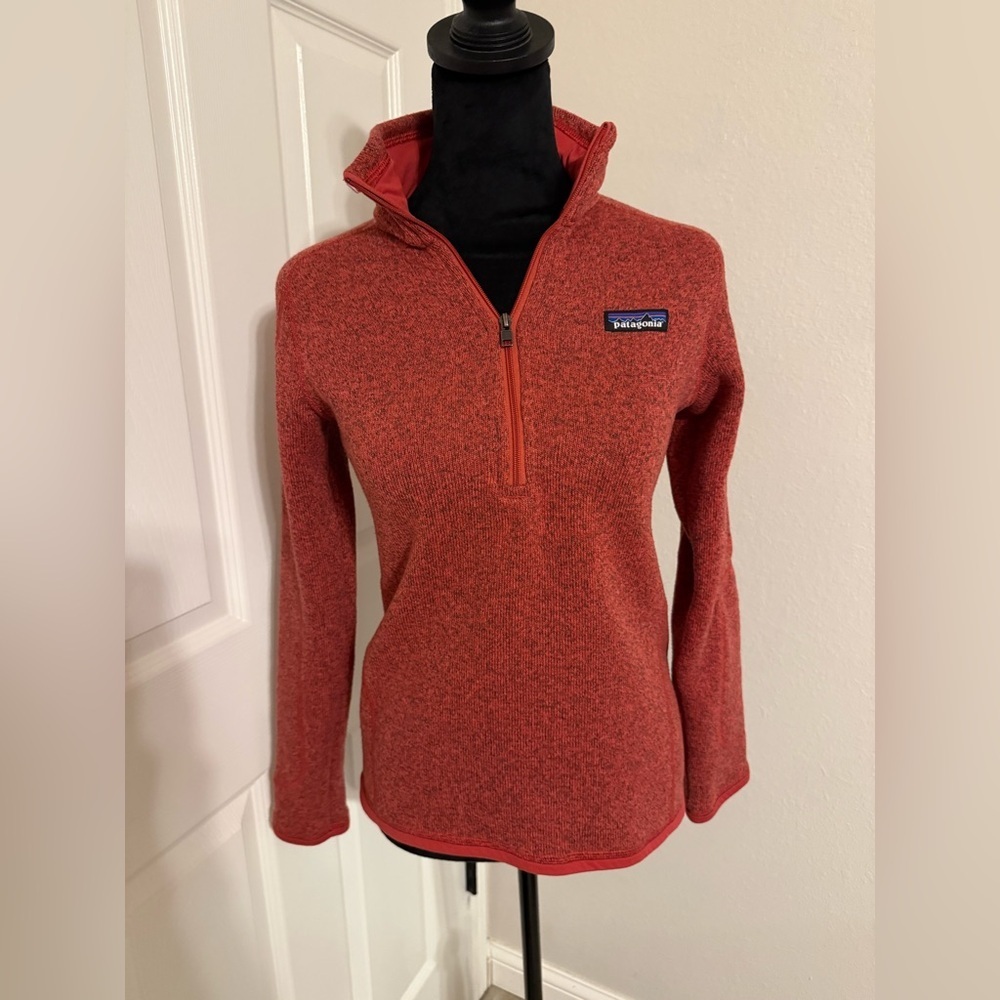 Patagonia Red Heather Fleece Pullover